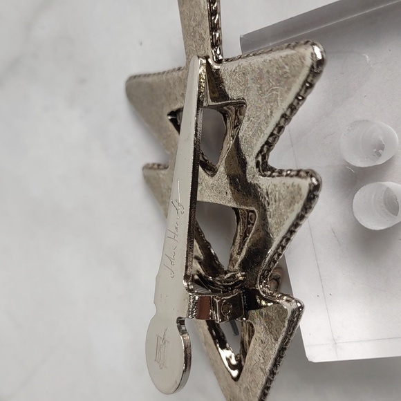 Vintage John Hardy 3D Christmas Tree Scarf Clip - Picture 4 of 7